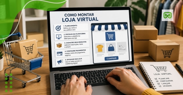 Como montar loja virtual