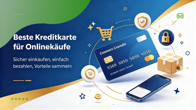 Kreditkarte für Online-Shopping